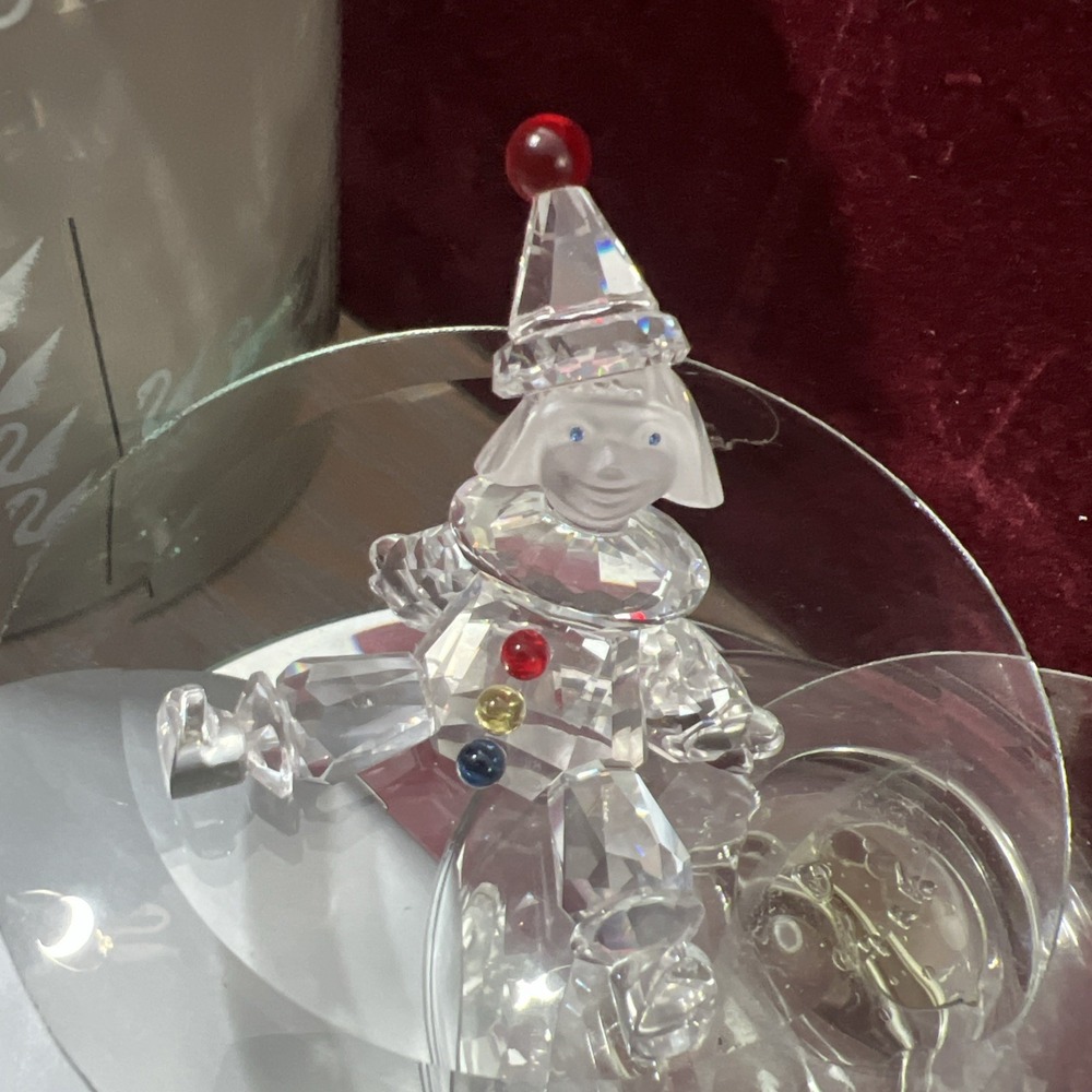 Swarovski Silver Crystal Puppet (clown)‎ A 7550 NR 000 003 NEW